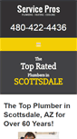 Mobile Screenshot of plumbingscottsdale.net